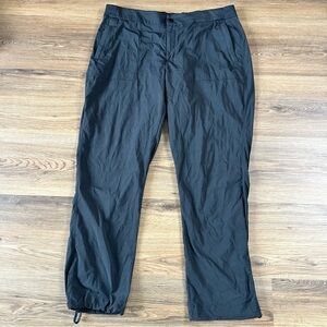 Athleta Trekkie Hike Pants Ripstop Drawstring Ankle 30” Straight Leg Womens 18